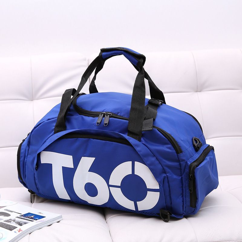 Travel Duffel Bag T60 Duffel Durable Travel Bag Stylish Gym Bag Weekend Bag - Blue - Size 45-25-23CM