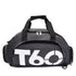 Travel Duffel Bag T60 Duffel Durable Travel Bag Stylish Gym Bag Weekend Bag - Dark Gray - Size 45-25-23CM