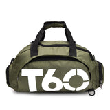 Travel Duffel Bag T60 Duffel Durable Travel Bag Stylish Gym Bag Weekend Bag - Military green - Size 50-30-28CM