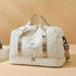 Luxury Duffle Bag Oversized Duffle Travel Bag Gym Bag Multiple Compartments Wet - Beige - Size 01