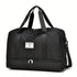 Luxury Duffle Bag Oversized Duffle Travel Bag Gym Bag Multiple Compartments Wet - Black - Size 01