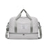 Luxury Duffle Bag Oversized Duffle Travel Bag Gym Bag Multiple Compartments Wet - Gray - Size 01
