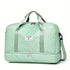 Luxury Duffle Bag Oversized Duffle Travel Bag Gym Bag Multiple Compartments Wet - Light Green - Size 01