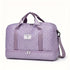 Luxury Duffle Bag Oversized Duffle Travel Bag Gym Bag Multiple Compartments Wet - Purple - Size 01