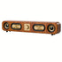 Wireless Speaker Portable Speaker Bluetooth Speaker Stereo Sound Subwoofer - Wood grain color - Size 01