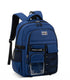 Teenager Backpack Safe Materials Backpack Multiple Compartments Backpack Ample - Blue - Size 44-32CM