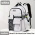 Teenager Backpack Safe Materials Backpack Multiple Compartments Backpack Ample - White - Size 44-32CM
