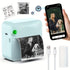 Portable Photo Printer Wireless Photo Printer Black And White Photo Printer - Blue - Size 01