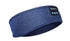 Wireless Sleep Headphones Headband Headphones Music Eye Mask Side Sleeper - Blue - Size 001