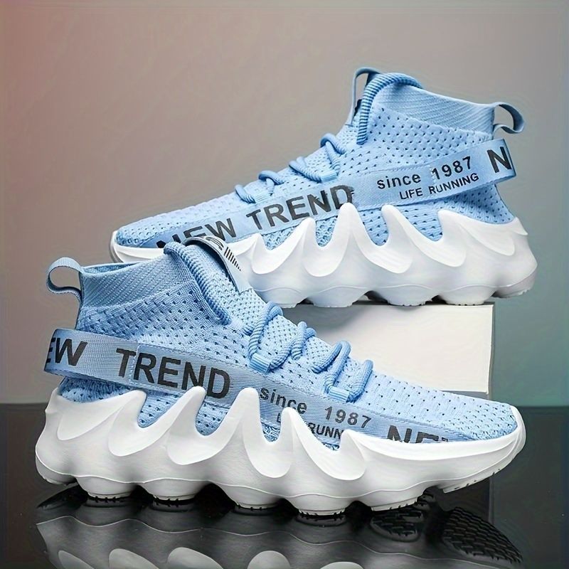Men'S Casual Sneakers Trendy Shoes Men'S Footwear Comfortable Sneakers Stylish - Blue - Size 39
