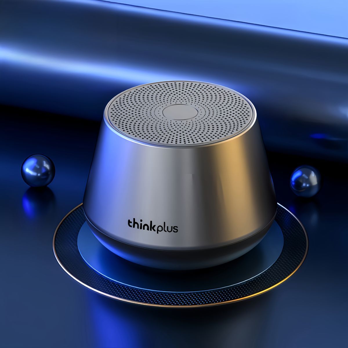 Thinkplus Portable Bluetooth Speaker Hi-Fi Sound Lightweight Outdoor Speaker - Black - Size 01