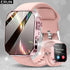 Unisex Smart Watch Australia Advanced Smart Watch Fitness Tracker Watch Call - Pink - Size 01