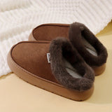 Women'S Furry Slippers Cosy House Shoes Australian Women’S Lounge Slippers Warm - Coffee - Size 41