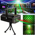 Laser Stage Lighting System with Remote, DMX, and RGB Effects