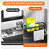 Black Sink Side Storage Rack Kitchen Sink Organiser Space Saving Kitchen Rack Under