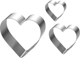 Hot - Selling Heart - Shaped Stainless Steel Cookie Cutters Set - High Quality