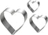 Hot - Selling Heart - Shaped Stainless Steel Cookie Cutters Set - High Quality