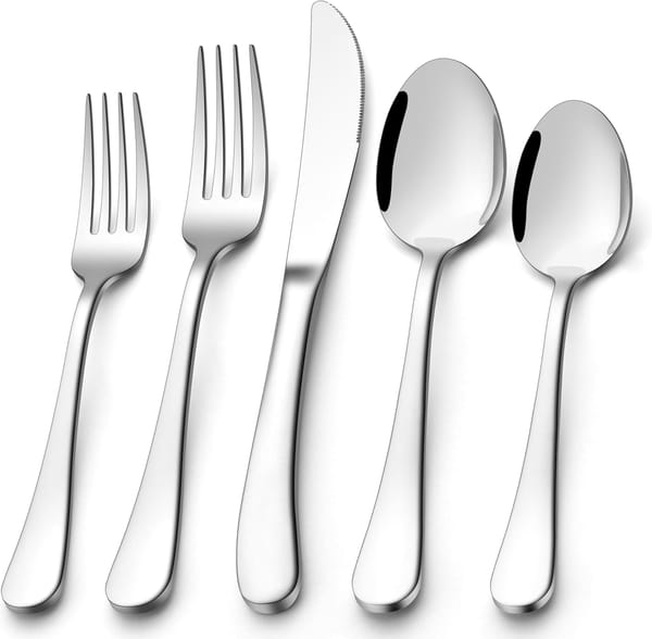 Premium Stainless - Steel Cutlery Set - 5 - Piece, Hot - Selling! Free Shipping