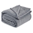 Grey Fleece Blanket for Cozy Comfort and Versatile Home Decor