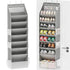 Gray Black Over-The-Door Shoe Organizer Shoe Storage Home Organization Space-Saving