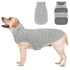 Grey XL Dog Fleece Vest for Dogs Under 100 Pounds