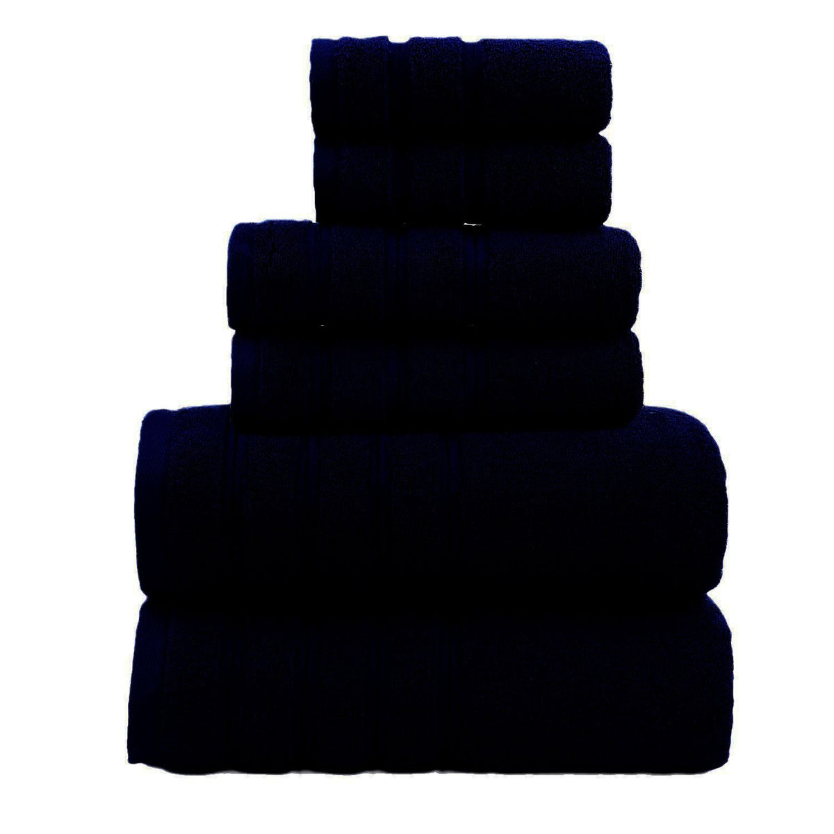 6-Piece Black Towel Set – Soft, Absorbent & Stylish Bathroom Linens