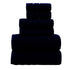 6-Piece Black Towel Set – Soft, Absorbent & Stylish Bathroom Linens