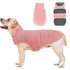 Pink XL Dog Fleece Vest, Super Warm & Windproof Winter Coat for Large Dogs