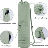 Green Yoga Mat Bag Yoga Accessories Pilates Bag Fitness Bag Yoga Essentials Durable