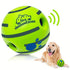 Interactive dog toy, sound ball, rolling, barking, dog self-entertainment, dog boredom relief, bite-resistant, gnawing, barking, no batteries, pet interactive ball toy, dog IQ training ball toy