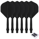 WEDARTER flying dart tail fin cross-border hot sale 2BA threaded integrated modified PP tough plastic anti-drop durable 