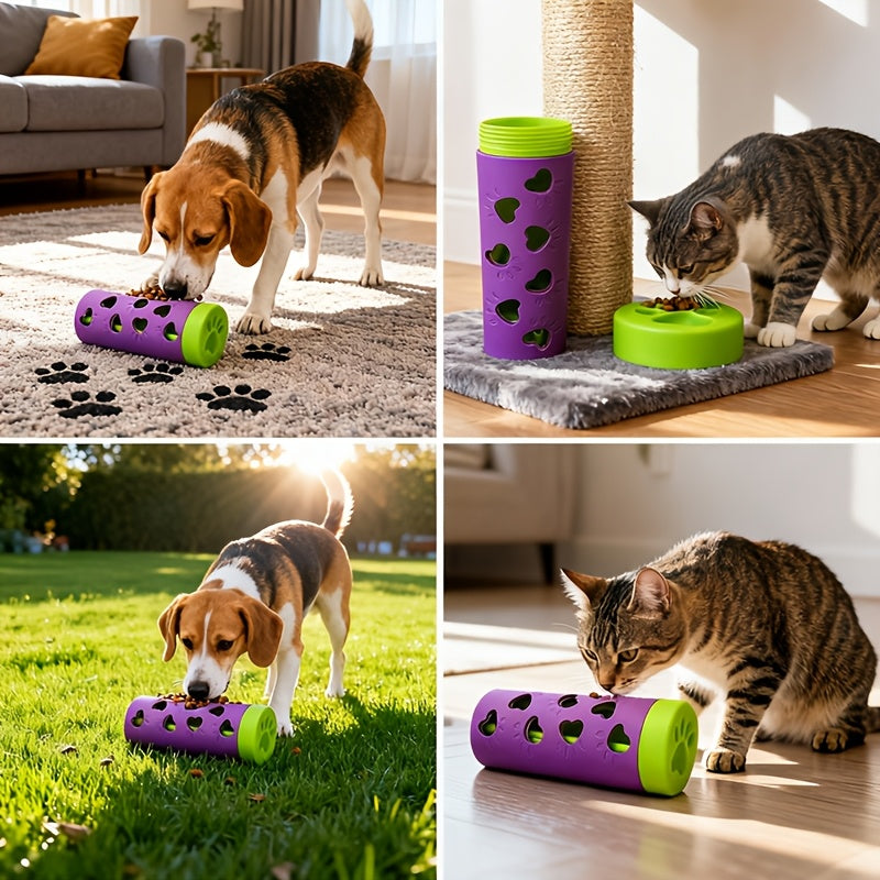 New removable pet slow-food drool toy | chewable snack roller that consumes energy and relieves boredom, suitable for small and medium-sized cats and dogs, suitable for indoor and outdoor scenes