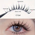 One-piece soft and comfortable false eyelashes natural simulation glue eyelashes reusable whole little devil