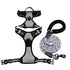 Anti-escape dog harness & leash, soft and comfortable breathable dog vest, reflective in the night, suitable for walking medium and large dogs.