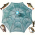 1 piece foldable hexagonal fishing net, various sizes - portable PA nylon net, suitable for mackerel, red crab, crab, etc. - dark green, easy outdoor fishing tool, suitable for Father&