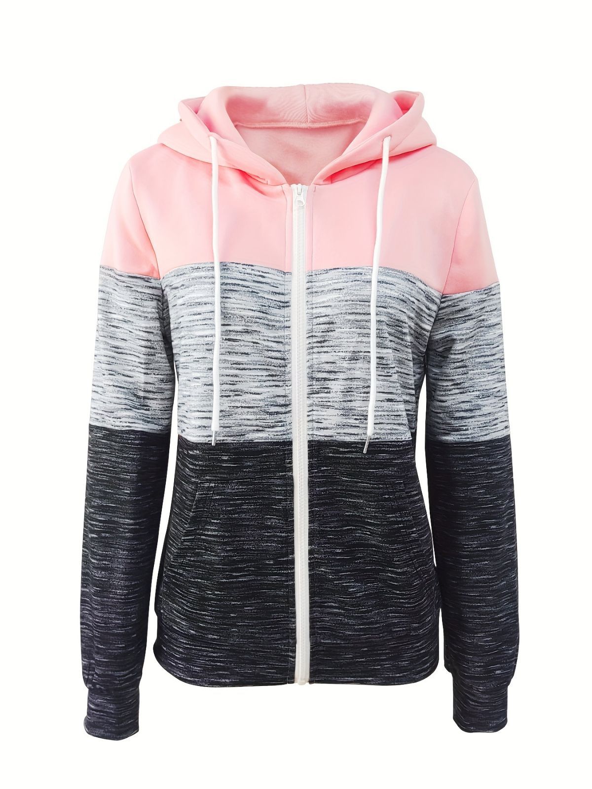 3d Print Hoodie Autumn Hoodie Casual Zip Hoodie Loose Sweatshirt Streetwear - Black - Size S(AU S/EU46)