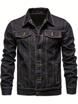 Men'S Formal Shirt Slim Fit Dress Shirt Long Sleeve Shirt Printed Shirt - Dark Gray - Size L(AU L/EU50)