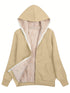 Fleece-Lined Hooded Jacket Women&