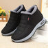 Unisex Furry-Lined Ankle Boots - Black - Size 12(AU12/EU43)