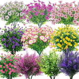 White Outdoor Artificial Flowers UV-Resistant Flowers Wedding Decorations Party