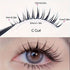 One-piece soft and comfortable false eyelashes natural simulation glue eyelashes reusable whole little devil
