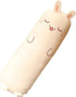 Long-Shaped Pillow Plush Pillow Hugging Pillow Soft Pillow Sleeping Pillow Gift - Beige - Size 33in
