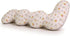 Long Rectangular Leg Pillow for Side Sleeping, Breathable Summer Cushion with Removable Washable Cover, Slim Lightweight Support Pillow for Bed Sofa Couch Travel Use - Beige - Size 100cm