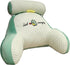 Reading Pillow for Kid Or Adult Large Back Pillow for Sitting Up in Bed Detachable Neck Roll with Arms Large Bed Rest Pillow Back Pillow for Sitting in Bed Watching TV Reading - Green - Size 60*40CM