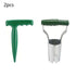 2-Piece Garden Plant Transplanter and Dibber Set for Australian Gardens-Green