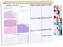4Pack Weekly To Do List Notepad, 8.5"x11" Desk Planner 52 Sheets, 100GSM Paper Undated Habit Planner, Productivity Organizer Notepad, for Home School Office Work, Travel, College Essentials - Purple - Size 4Pack