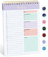 1Pack To Do List Notepad, Undated Daily Planner for Work and Goal Setting Greenery Sway, 52 Sheets, 9.8" x 6.5" , for Office, Home and school, Daily Task Planning, Notes and Everyday Organization - Purple1 - Size 1Pack