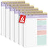 6Pack To Do List Notepad, Undated Daily Planner for Work and Goal Setting Greenery Sway, 52 Sheets, 9.8" x 6.5" , for Office, Home and school, Daily Task Planning, Notes and Everyday Organization - Purple1 - Size 6Pack