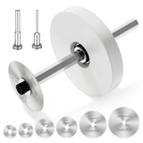 Inside Pipe Cutter for PVC Pipe - Internal PVC Cutter Tool with 6 HSS Saw Blades & 3.15" Guide Disc, Adjustable Depth Plumbing Tool for Shower Drain, Toilet Flange, ABS, Soft Metal