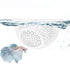 Floating Betta Hide & Shrimp Cave – 3D Printed Aquarium Hammock, Feeder & Rest Spot – Floating Betta Log & Cave Decor for Nano Tanks, Corydoras, Shrimp & Small Fish – Safe PLA, Patent Pending - White - Size S